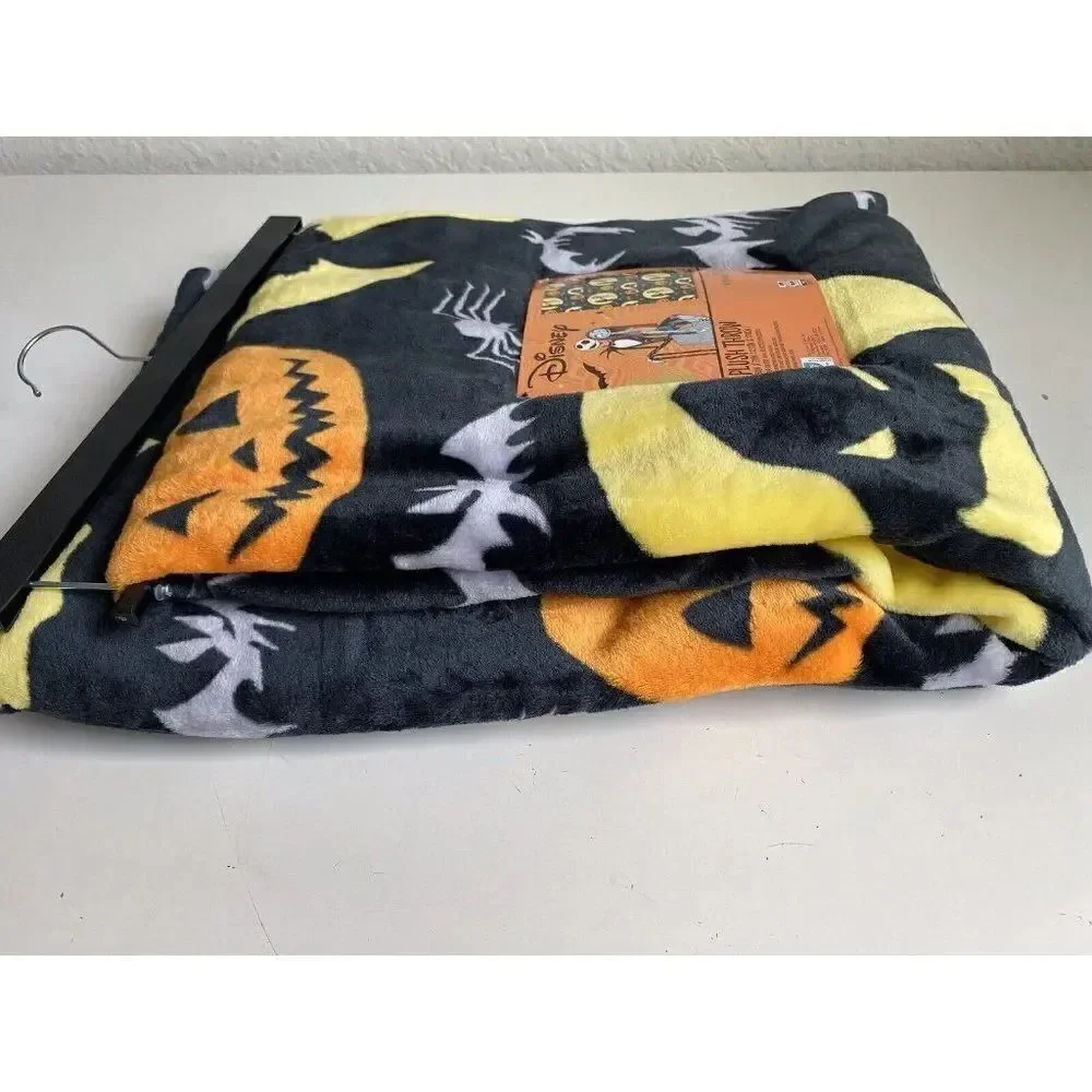 Nightmare Before‎ Christmas Plush Throw Blanket 50X70” Jack Oogie Sally NEW